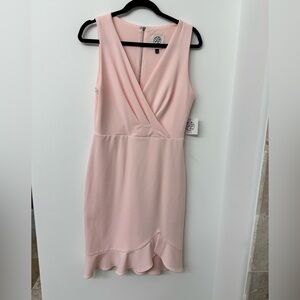 Sage Collective Midi Dress with Ruffle Hem